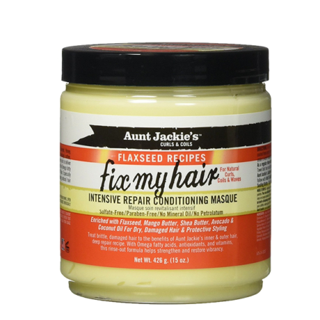 Aunt Jackie’s Flaxseed Recipes Fix My Hair Intensive Repair Conditioning Masque