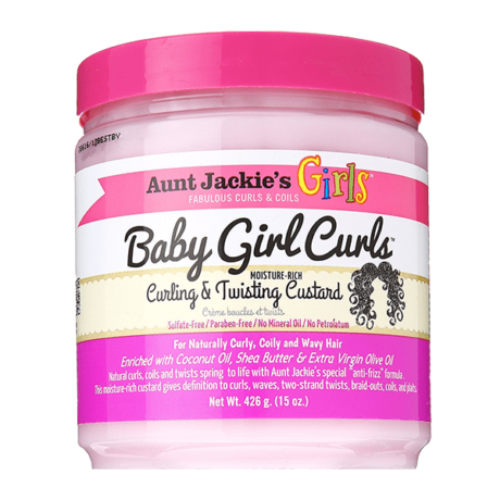 Aunt Jackie’s Girls Baby Girl Curls Curling and Twisting Custard