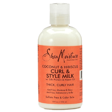 Shea Moisture Coconut & Hibiscus Curl and Shine Curl & Style Milk 2