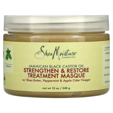 Shea Moisture Jamaican Black Castor Oil Strengthen & Restore Treatment Masque 326ml