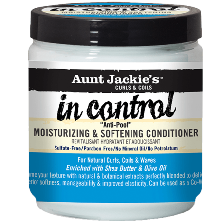 Aunt Jackie’s Curls & Coils In Control Anti-Poof Moisturizing & Softening Conditioner