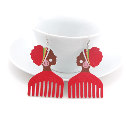 Comb Afro – Red