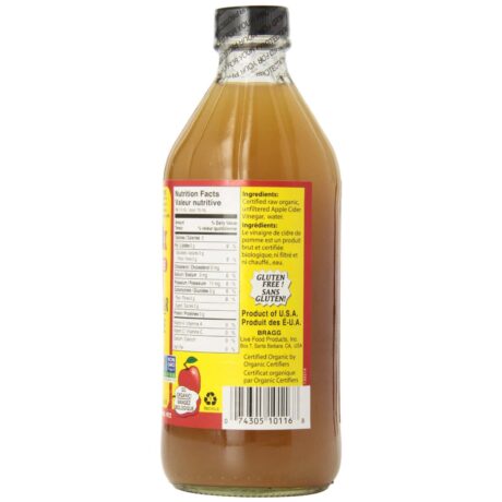 Bragg Organic Raw Apple Cider Vinegar Vinagre de Maçã 2