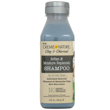 Creme of Nature Clay & Charcoal Soften & Moisture Replenish Shampoo