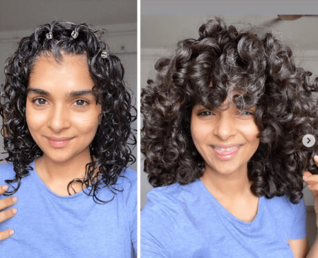 Root clipping curly hair 2