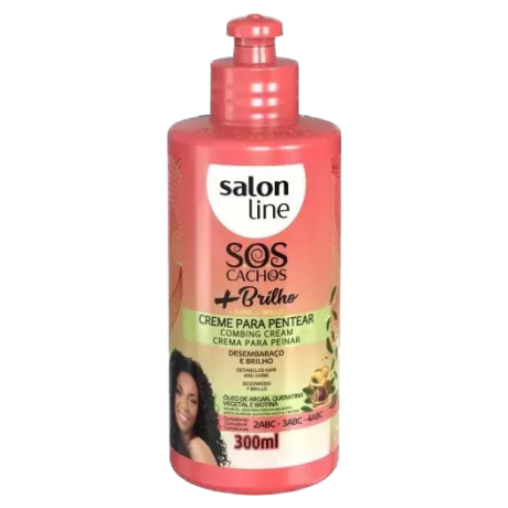 Salon Line S.O.S Cachos + Brilho Creme Para Pentear