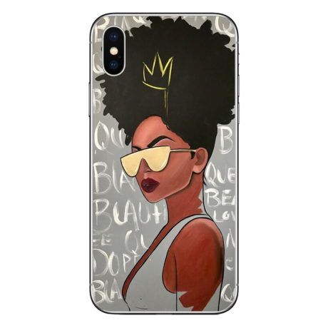 Capa de Telemóvel iPhone e Samsung African Queen