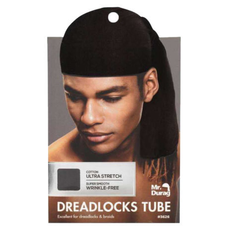 Touca de Dreadlocks & Tranças – Mr. Durag Dreadlocks Tube Black #3626