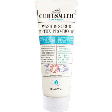 Curlsmith Scalp Recipe Wash & Scrub Detox Pro-Biotic Shampoo 237ml