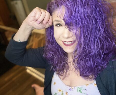 ORS Curls Unleashed Color Blast Temporary Hair Wax – Violette (4)
