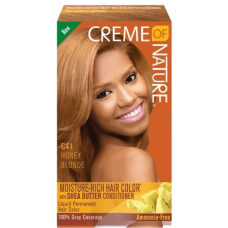 Creme of Nature Moisture-Rich Hair Color Honey Blonde C41 – Tinta Loiro Mel-min