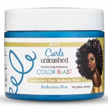 ORS Curls Unleashed Color Blast Temporary Hair Wax – Bodacious Blue