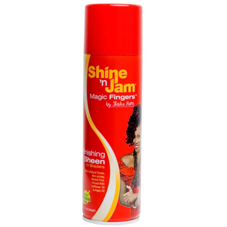Ampro Shine ‘n Jam Magic Fingers Finishing Sheen Spray For Braiders