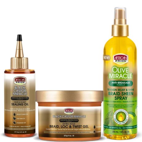 African Pride Shea Butter Miracle Twist & Loc Smoothie – Styling-Creme Für Dreads, Twists & Natürliche Frisuren, 340 G